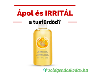 Body Shop mangó tusfürdő káros összetevői: SLES ami irritál