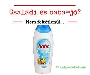 Baba tusfürdő potenciálisan rákkeltő és irritáló anyagokkal