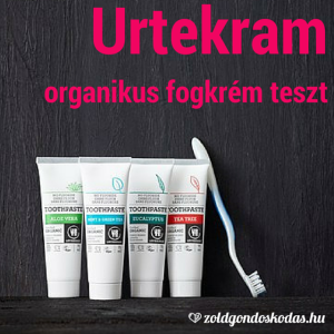 Urtekram natúr és bio fluoridmentes fogkrém teszt és vélemény