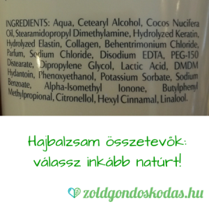 Hajbalzsam osszetevo