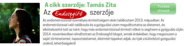 Az Endosegítő blog szerzője Tamás Zita