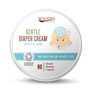 Wooden Spoon shea vajas-kamillás bio popsikrém cink oxiddal