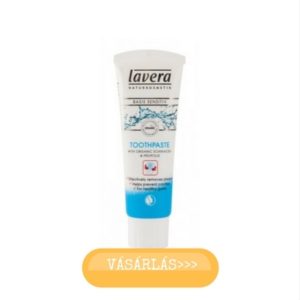 2016 toplista vezető fogkrémje: Lavera basis fogkrém fluoridmentes